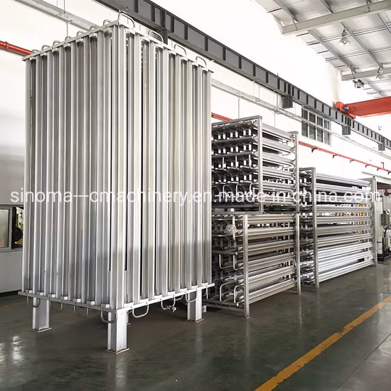 Vaporizzatori per aria ambiente con pompa per bombole di gas Lin Lox Lar GNL industriale