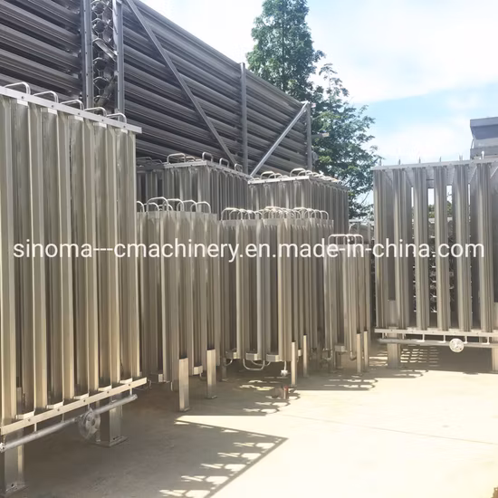 Vaporizzatore riscaldato ad aria ambiente per stazione di servizio LNG Lcng